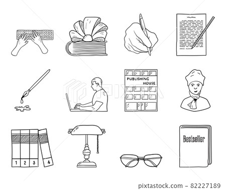 Writer Icon Set 82227189