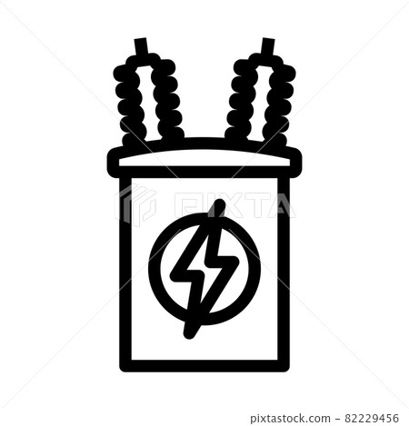 Electric Transformer Icon Electric Transformer Icon 82229456