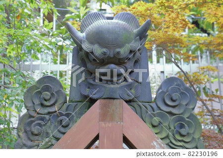 Toeizan Kaneiji Entonin Former Honbo front gate onigawara 1-chome Uenosakuragi, Taito-ku, Tokyo Tenkai Tokugawa Shogunate prayer place Bodaiji 82230196