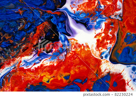 Fluid Art. Abstract Acrylic Pouring Fluid Art. Abstract Acrylic Pouring 82230224