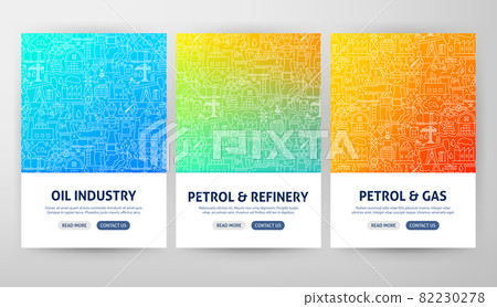 Oil Industry Flyer Concepts 82230278