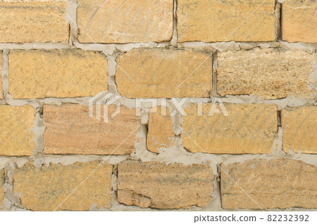Shell sand and clay brick wall texture background Shell sand and clay brick wall texture background 82232392