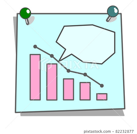 Paper illustration writing a graph that analyzed data Paper illustration writing a graph that analyzed data 82232877