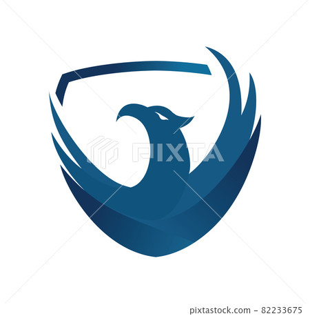 Eagle shield design illustration vector eps... - Stock Illustration ...