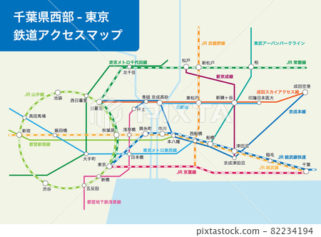 西千葉東京鐵路地圖 82234194