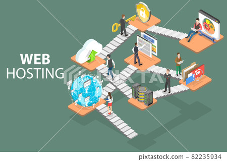 3D Isometric Flat Vector Conceptual... - Stock Illustration [82235934 ...