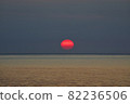 sunset view from the sea 82236506