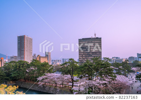 View of Katsuyama Park in spring View of Katsuyama Park in spring 82237163