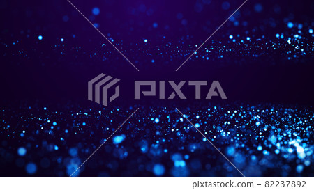 Magical sparkles of light form abstract structures. Blue glow particles with amazing bokeh for fantastic background. 3d render. Magical sparkles of light form abstract structures. Blue glow particles with amazing bokeh for fantastic background. 3d render. 82237892