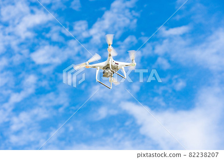 Drone and blue sky 82238207