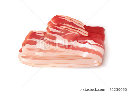 Slices of Prosciutto, Spanish Jamon Cut, Parma Ham Slices of Prosciutto, Spanish Jamon Cut, Parma Ham 82239060