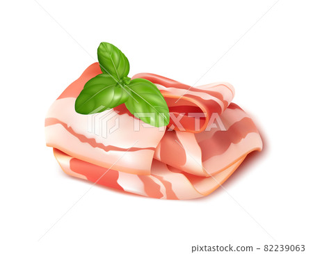 Slices of Prosciutto, Spanish Jamon Cut, Parma Ham 82239063