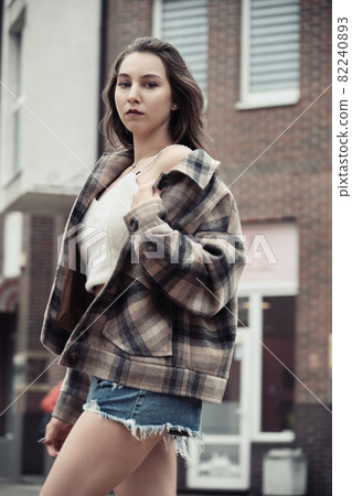 woman on street woman on street 82240893