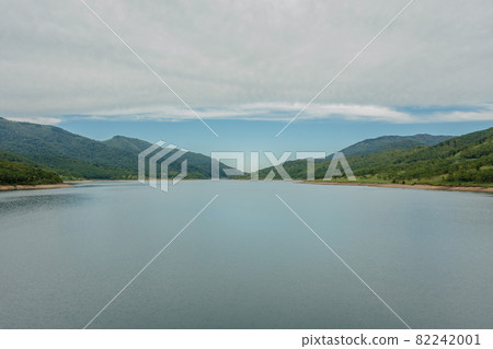 Gunma Prefecture Nozori Lake Nature Drone Aerial Photography Advertising Material SNS Japan 82242001