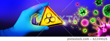 Corona virus background, pandemic risk concept. 3D illustration Corona virus background, pandemic risk concept. 3D illustration 82244026
