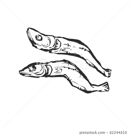 Niboshi hand-painted brush painting style illustration Niboshi hand-painted brush painting style illustration 82244810