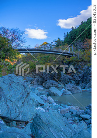 三齒峽 三齒漱石橋 秋景 82245018