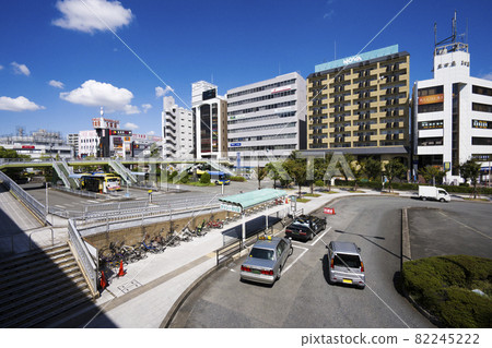 In front of Kintetsu Yao Station 82245222