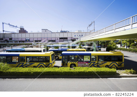 In front of Kintetsu Yao Station 82245224