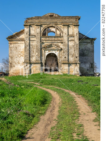 Catholic church in Kamenka village, Odessa region, Ukraine 82247708