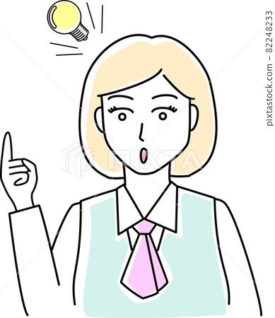 Working woman who came up with an idea Working woman who came up with an idea 82248233