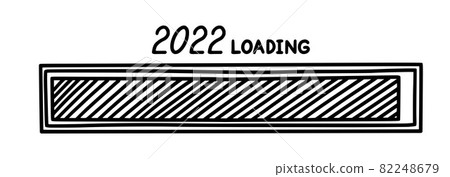 Christmas 2022 progress loading bar. Infographics design element with status of completion. Hand drawn vector illustration Christmas 2022 progress loading bar. Infographics design element with status of completion. Hand drawn vector illustration 82248679