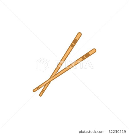 chopsticks icon vector illustration design template 82250219