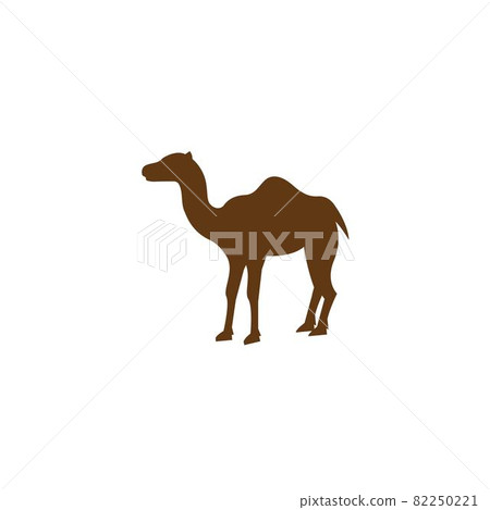camel icon vector illustration design template 82250221