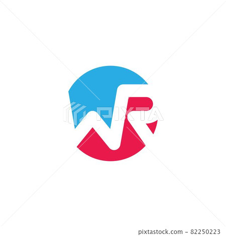 wr Letter icon vector illustration design wr Letter icon vector illustration design 82250223