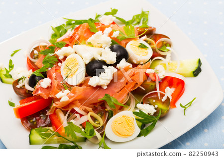 Bulgarian shepherds salad Bulgarian shepherds salad 82250943