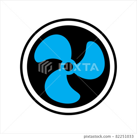 Fan Logo sign design illustration vector eps... - Stock Illustration ...