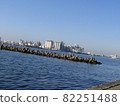 Scenery of port town 82251488