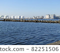 Scenery of port town 82251506