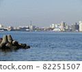 Scenery of port town 82251507