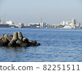 Scenery of port town 82251511