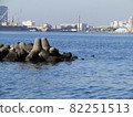 Scenery of port town 82251513