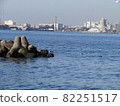 Scenery of port town 82251517