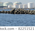 Scenery of port town 82251521