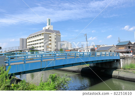 Ukishima Bridge over the Shinbori River, Minami-ku, Atsuta-ku, Nagoya Ukishima Bridge over the Shinbori River, Minami-ku, Atsuta-ku, Nagoya 82251610