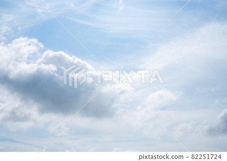 藍藍的天空和蓬鬆的白雲 藍藍的天空和蓬鬆的白雲 82251724