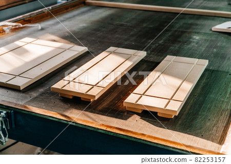 Production of furniture products at a furniture factory Production of furniture products at a furniture factory 82253157