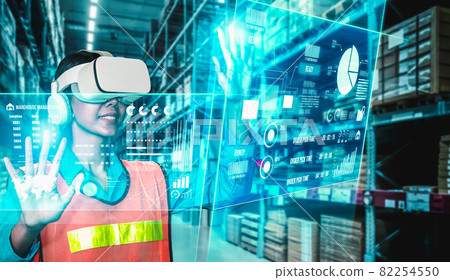 Future virtual reality technology for innovative VR warehouse management 82254550