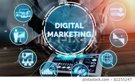 Marketing of Digital Technology Business conceptual Marketing of Digital Technology Business conceptual 82255247