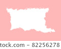 Abstract pink frame with a white field for recording. 82256278