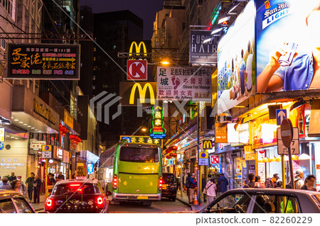 《香港》尖沙咀市容及夜景 82260229