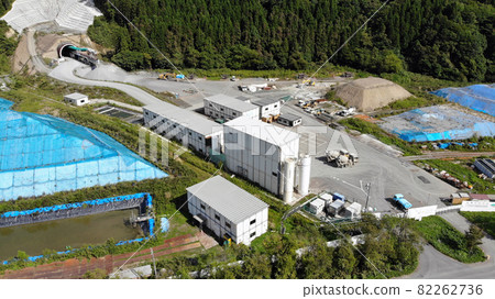北海道新幹線立岩隧道施工現場(2021年9月拍攝) 北海道新幹線立岩隧道施工現場(2021年9月拍攝) 82262736