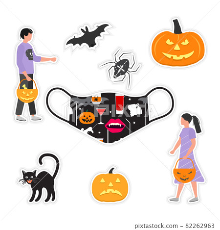 Sticker Halloween Holiday Kids Trick or treat Jack Sticker Halloween Holiday Kids Trick or treat Jack 82262963