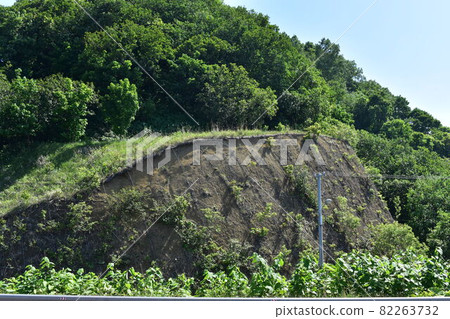 Soil exposed slope Soil exposed slope 82263732