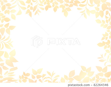 Natural frame of leaves 82264346