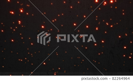 Video of sparks and sparks swaying in the night sky Video of sparks and sparks swaying in the night sky 82264964